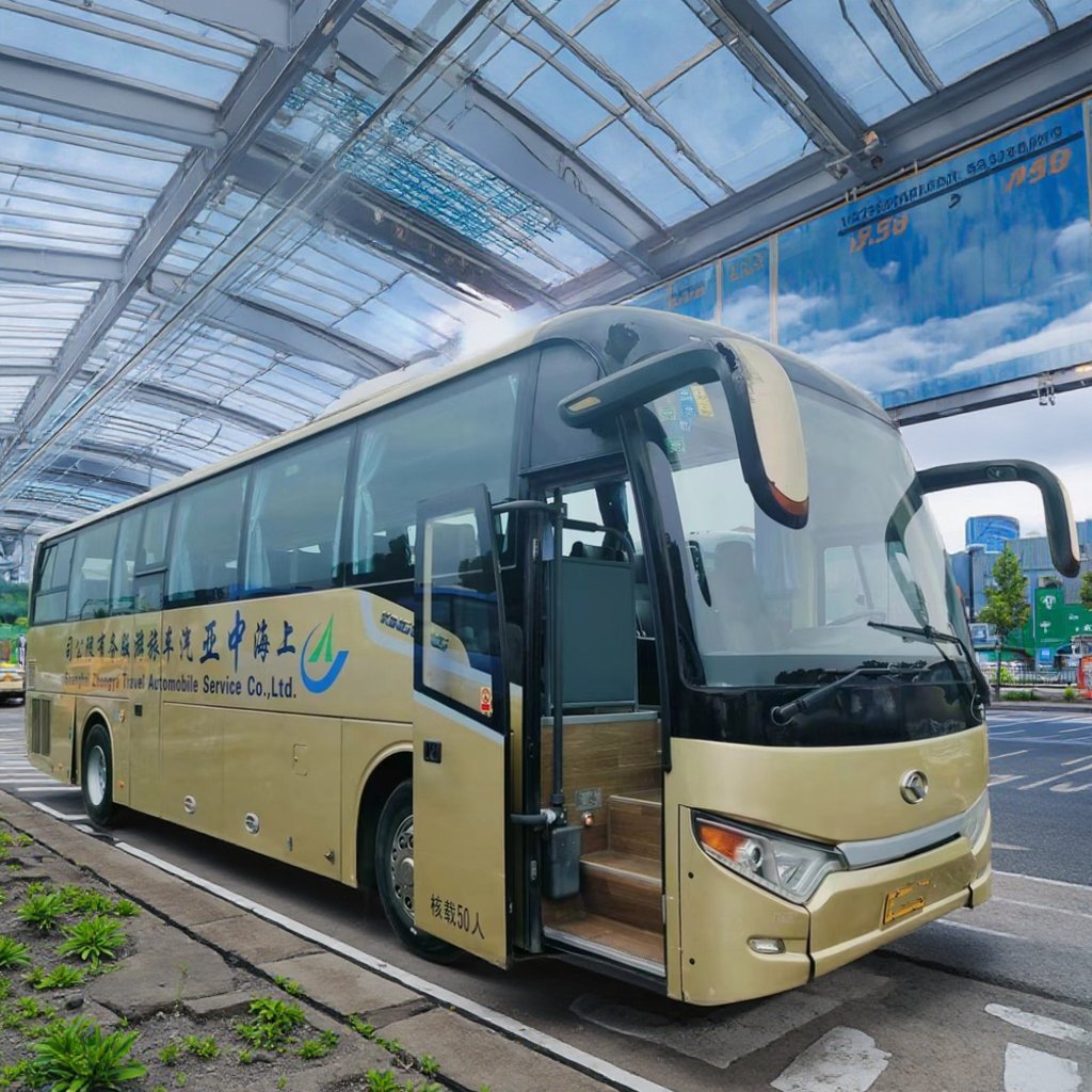 Perfect Condition Powerful Diesel Engine Kinglong Bus 50 Seats Refurbished Used Coach Long Bus Coach for Sale